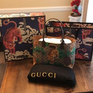 Gucci Bengal Tiger Tote Bag